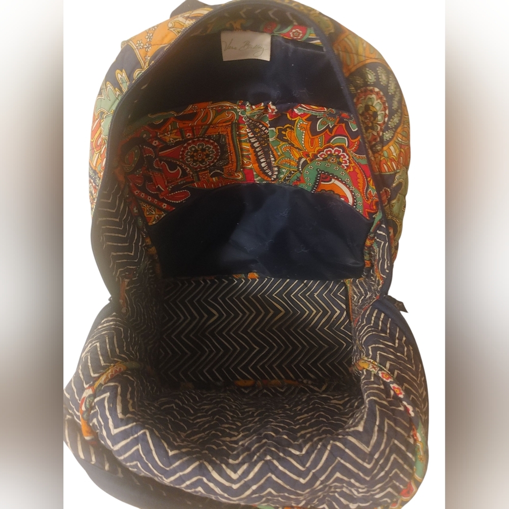 Vera Bradley Multicolor Floral And Paisley Backpack - Picture 8 of 14